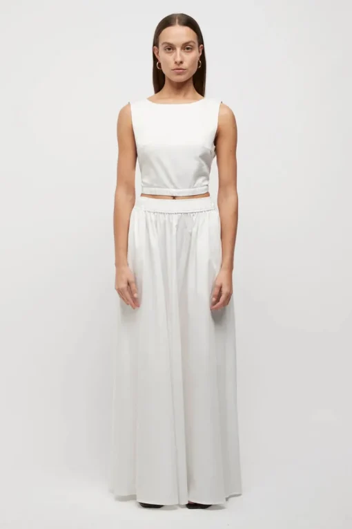 Friend of Audrey - MICHELE FULL SKIRT (WHITE)