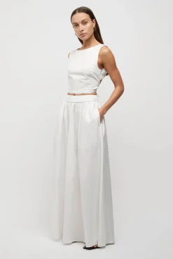 Friend of Audrey - MICHELE FULL SKIRT (WHITE)