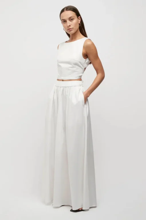 Friend of Audrey - MICHELE FULL SKIRT (WHITE)