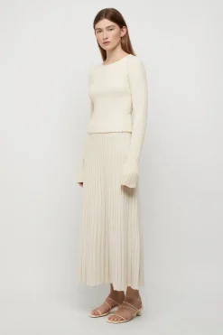 Women Friend of Audrey - Nebula Knit Skirt (Winter White)