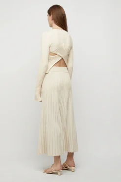 Women Friend of Audrey - Nebula Knit Skirt (Winter White)