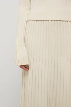 Women Friend of Audrey - Nebula Knit Skirt (Winter White)