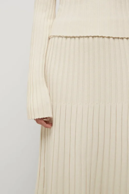 Women Friend of Audrey - Nebula Knit Skirt (Winter White)