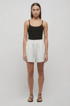 Friend of Audrey - REFLECTION RIBBED KNIT SINGLET (BLACK)