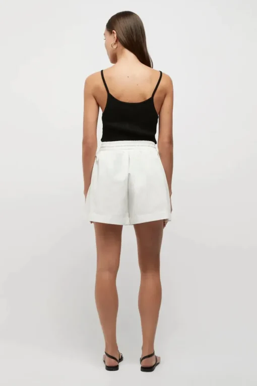Friend of Audrey - REFLECTION RIBBED KNIT SINGLET (BLACK)
