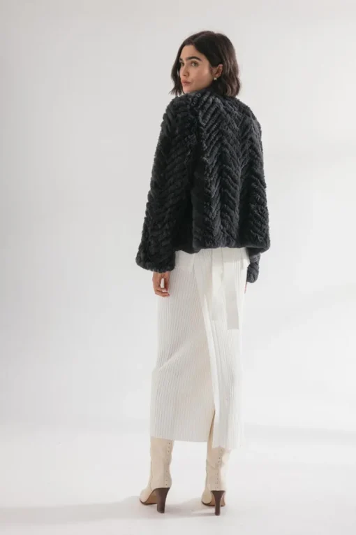 Friends with Frank - The Zigzag Frank Jacket - Slate Grey