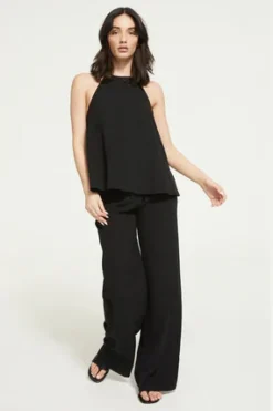 Women Ginia GINA - SAMBA TOP (BLACK)