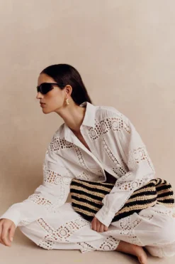 Women Hansen u0026 Gretel HANSEN & GRETEL - ALMA SHIRT (IVORY)