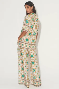 Women Hansen u0026 Gretel HANSEN & GRETEL - ASTER SHIRT MOSAIC