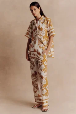 Women Hansen u0026 Gretel HANSEN & GRETEL - BAY SHIRT (SUNSET SURF)