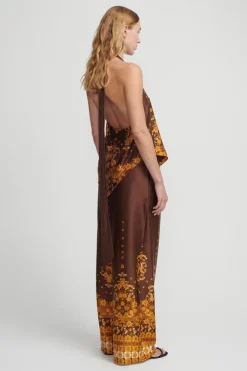 Women Hansen u0026 Gretel HANSEN & GRETEL - INDY WIDE LEG PANT (CHOC EMPRESS)