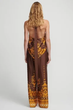 Women Hansen u0026 Gretel HANSEN & GRETEL - INDY WIDE LEG PANT (CHOC EMPRESS)