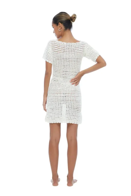 Women ISABELLE QUINN - SOFIA MINI DRESS (IVORY)