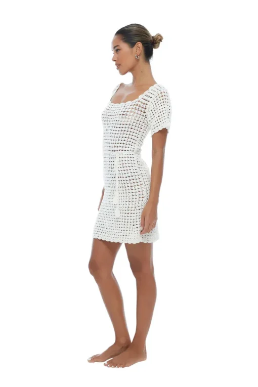 Women ISABELLE QUINN - SOFIA MINI DRESS (IVORY)