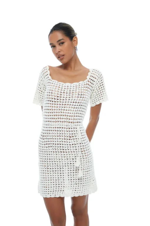 Women ISABELLE QUINN - SOFIA MINI DRESS (IVORY)