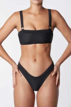 Women It's Now Cool - The Frame High Cut Pant (Black Rib)