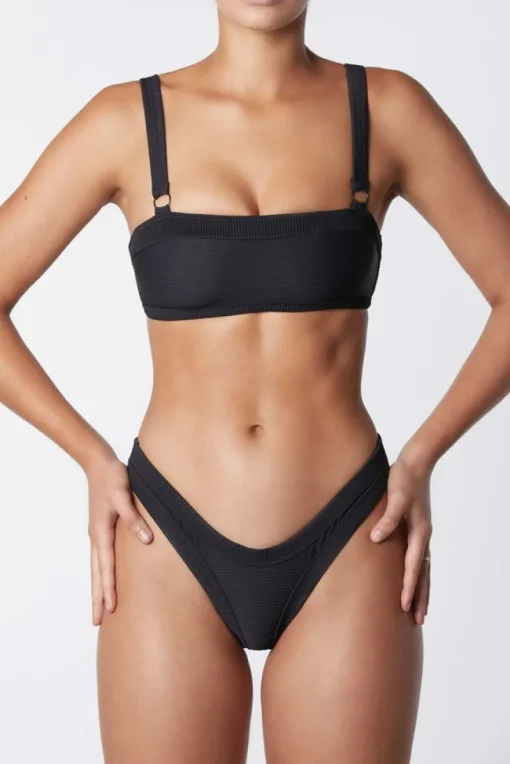 Women It's Now Cool - The Frame High Cut Pant (Black Rib)