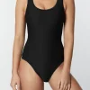 Women It's Now Cool - The 90's Frame One Piece (Black Rib)