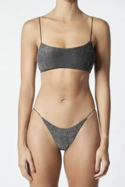 Women It's Now Cool - The String Pant (Gunmetal Lurex)