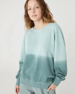 Women Jac + Mooki - COCO SWEAT CACTUS DIP DYE