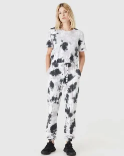 Women Jac + Mooki - Georgia Sweat Pant (Lilac Tie Dye)
