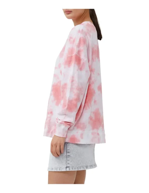 Women Jac + Mooki - JADE SWEAT (HEAVENLY PINK / VINTAGE ROSE TIE DYE)