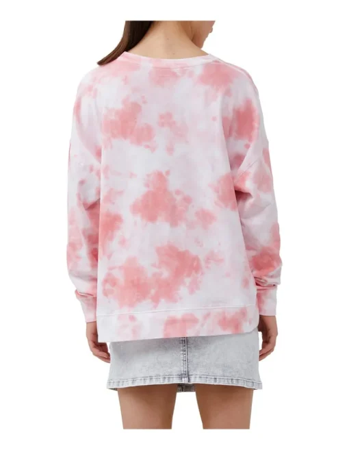 Women Jac + Mooki - JADE SWEAT (HEAVENLY PINK / VINTAGE ROSE TIE DYE)