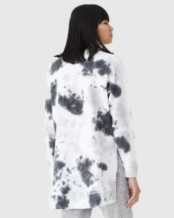 Women Jac + Mooki - Priscilla Sweat (Lilac Tie Dye)