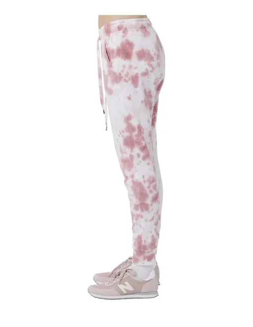 Women Jac + Mooki - SCARLET SWEAT PANT (HEAVENLY PINK / VINTAGE ROSE TIE DYE)