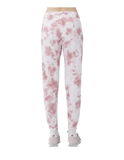 Women Jac + Mooki - SCARLET SWEAT PANT (HEAVENLY PINK / VINTAGE ROSE TIE DYE)