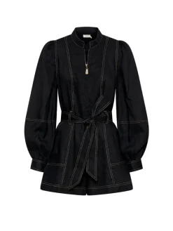 Women Kivari - ADA PLAYSUIT (BLACK)