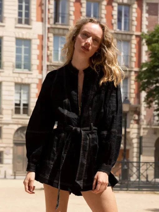 Women Kivari - ADA PLAYSUIT (BLACK)