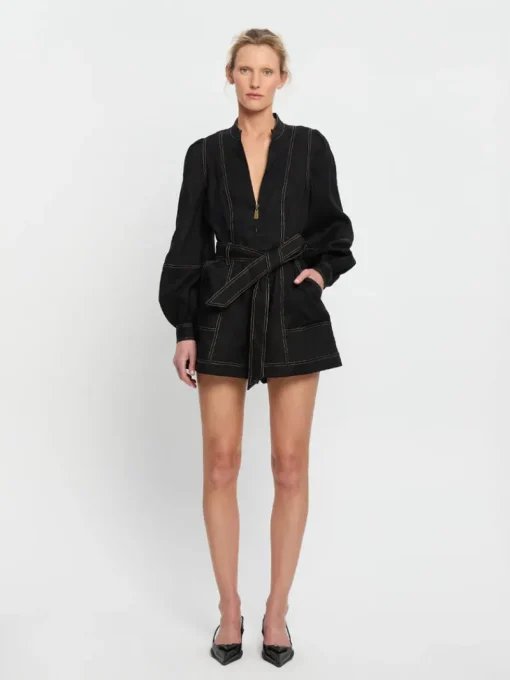 Women Kivari - ADA PLAYSUIT (BLACK)