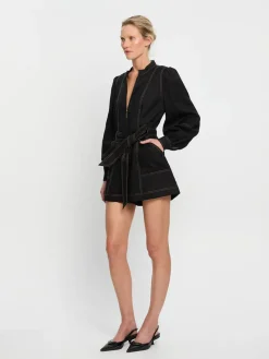 Women Kivari - ADA PLAYSUIT (BLACK)