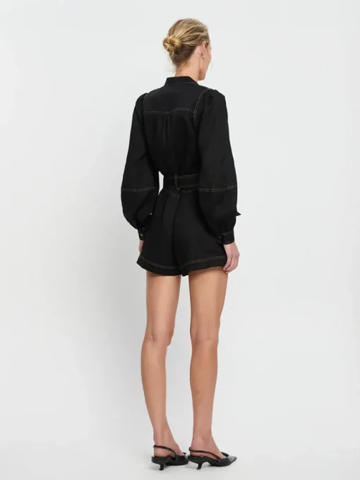Women Kivari - ADA PLAYSUIT (BLACK)