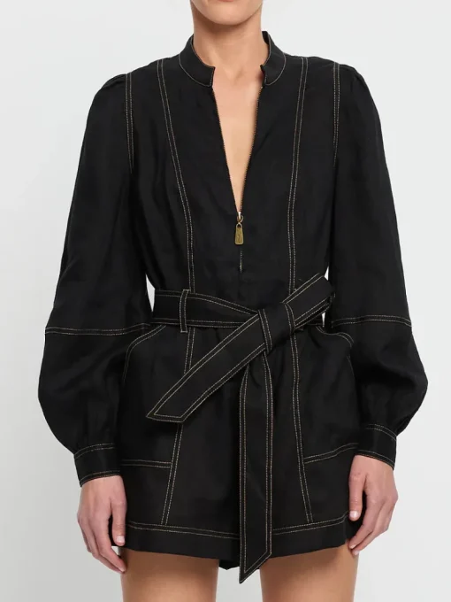 Women Kivari - ADA PLAYSUIT (BLACK)
