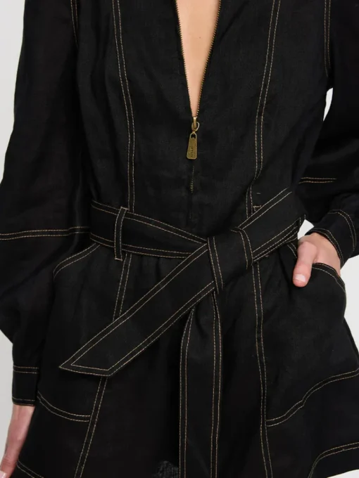 Women Kivari - ADA PLAYSUIT (BLACK)