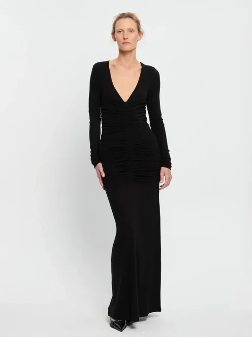 Kivari - AMAL MIDI DRESS (BLACK)