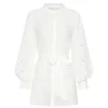 Kivari - Amber Embroidered Tunic (White)