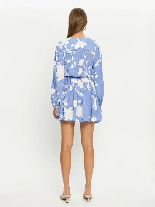 Kivari - AMELIE TIE FRONT MINI DRESS