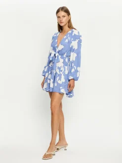 Kivari - AMELIE TIE FRONT MINI DRESS