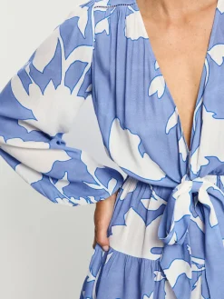 Kivari - AMELIE TIE FRONT MINI DRESS