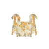 Women Kivari - Blake Shirred Crop Top