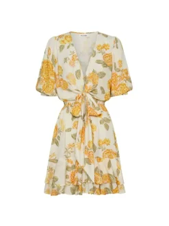 Kivari - Blake Tie Front Mini Dress FINAL SALE