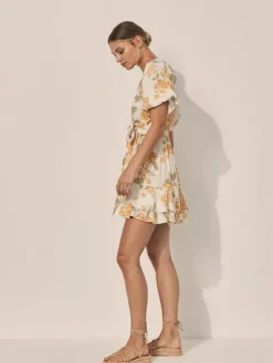 Kivari - Blake Tie Front Mini Dress FINAL SALE