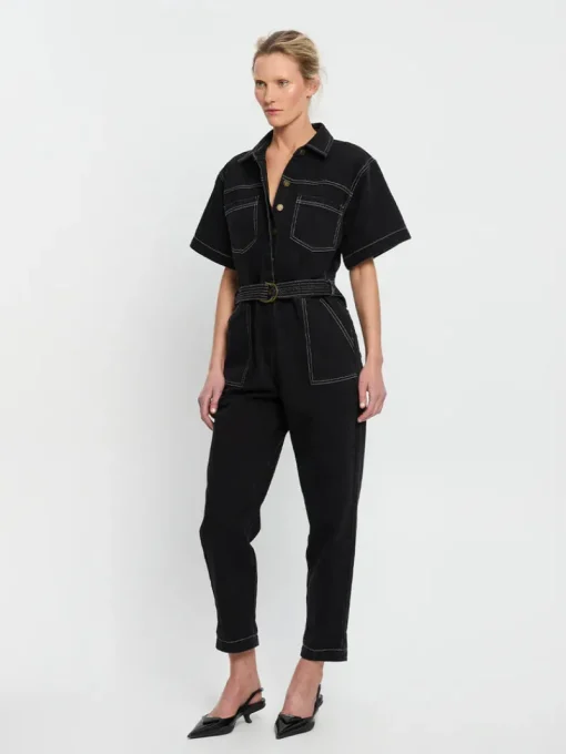 Women Kivari - BRAE BOILERSUIT (BLACK)