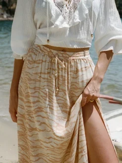 Kivari - Brooklyn Zebra Midi Skirt