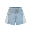 Kivari - CARLA DENIM SHORT (TWO TONE WASH)