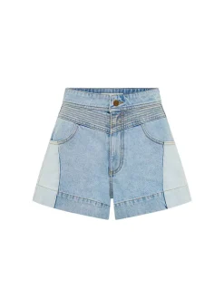 Kivari - CARLA DENIM SHORT (TWO TONE WASH)