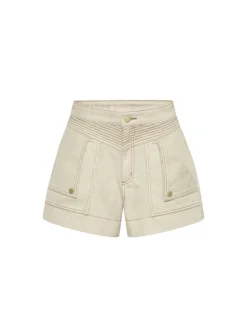 Kivari - CELENE DENIM SHORT (CREAM)